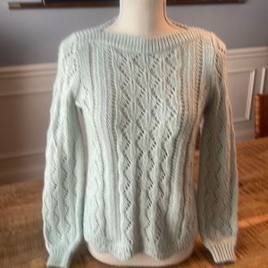 Ann Taylor LOFT Scalloped Pointelle Sweater